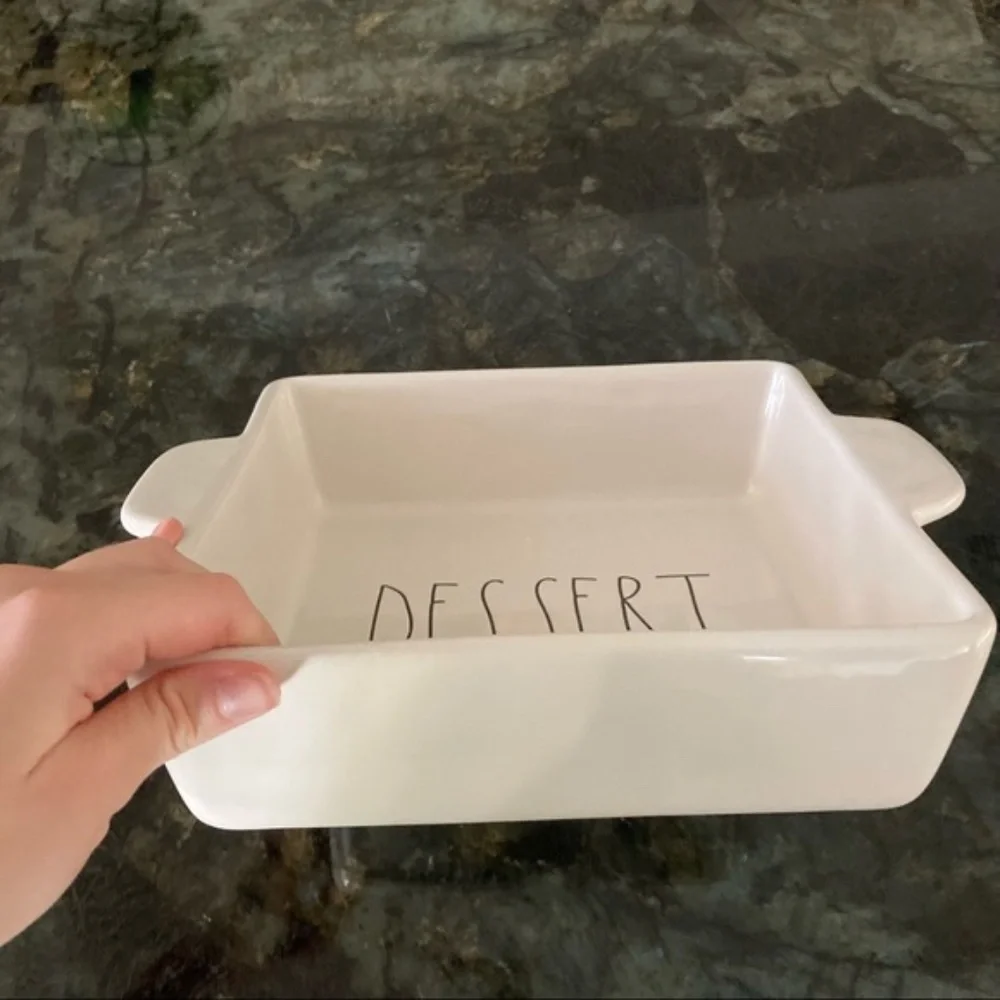 RAE DUNN Dessert Casserole Dish Baking Pan Tray
